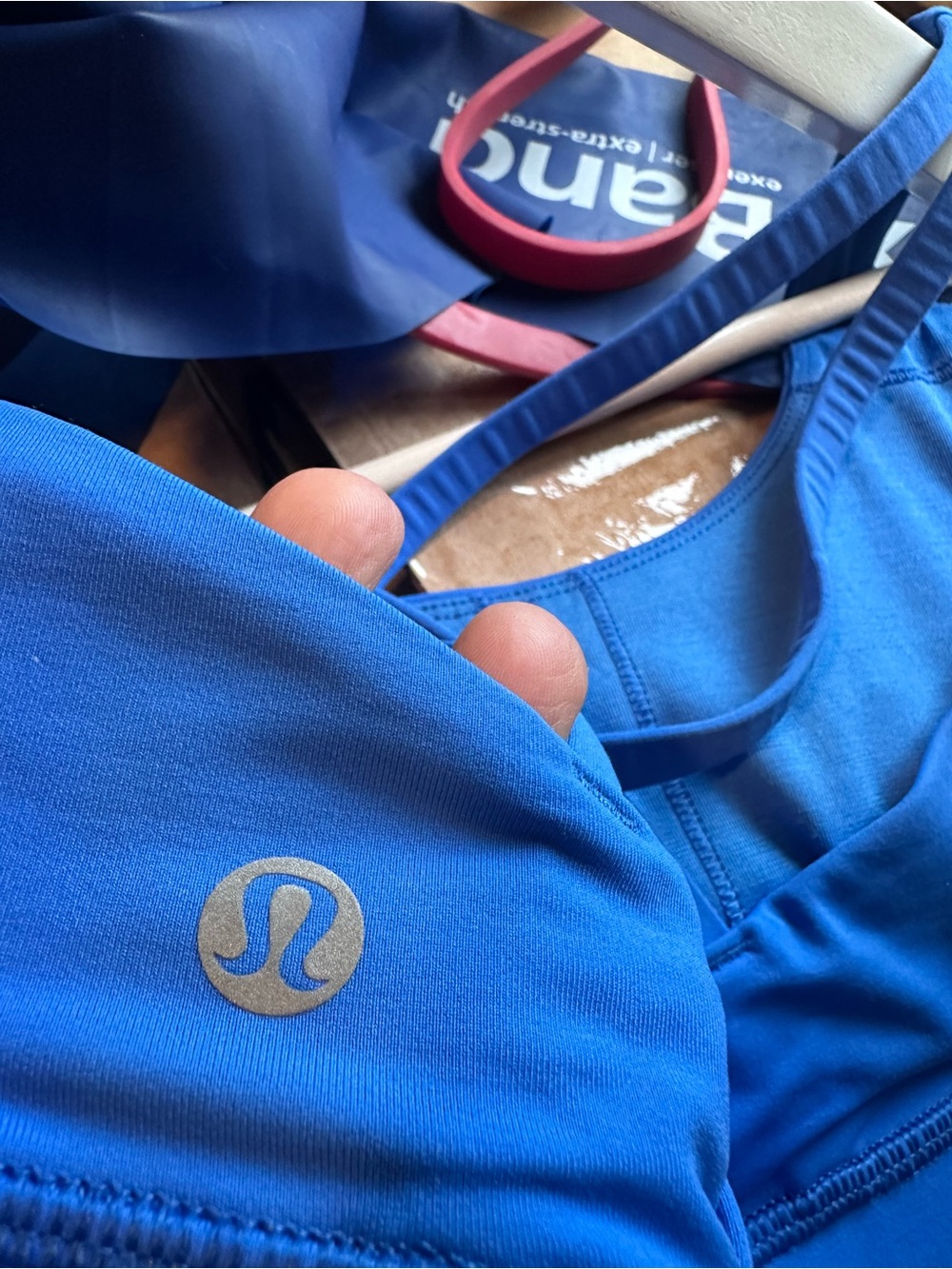 Lululemon Ambassador Vintage Blue Athletic Sports Bra - Picture 4 of 6